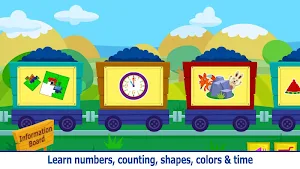 Happiness Train - Free Educational Games for Kids Screenshot 1