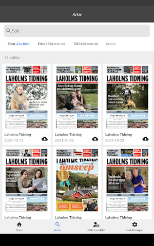Laholms Tidning Screenshot 3