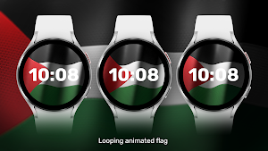 Palestine Flag Watch Face Screenshot 1