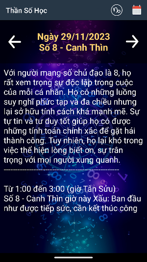Thần số học 2024 - Nhân số học Screenshot 2