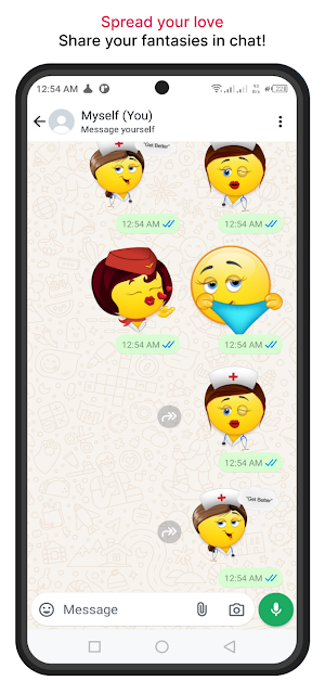 Adult Emoji Dirty Stickers Screenshot 3