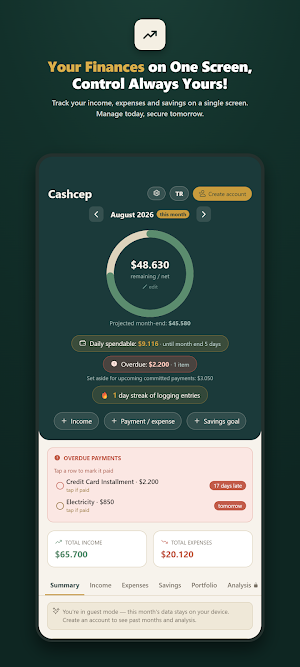 Cashcep Screenshot 1
