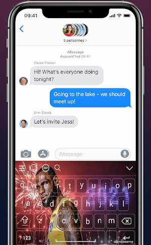 LeBron James Keyboard Theme NBA 2021 For Fans Screenshot 2