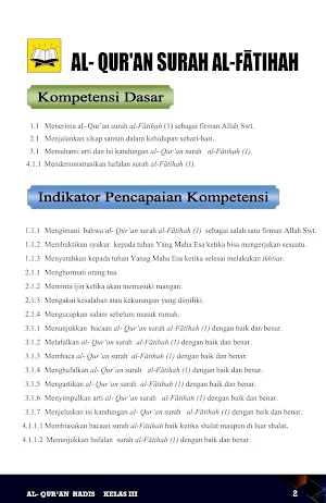 Al-Qur'an Hadis MI Klas 3 2020 Screenshot 2