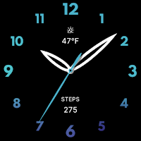 Classy Blue Watch Face