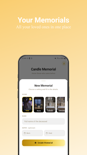Candle Memorial & Tribute Screenshot 1
