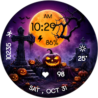 Pumpkin 3D Haunted Moon