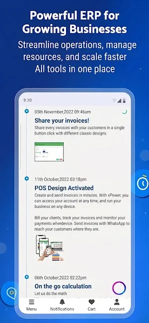 XpowerERP Screenshot 1