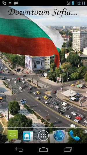 Bulgaria Flag Live Wallpaper Screenshot 1