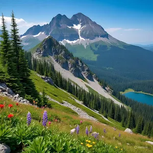 Wild Mountain Wallpaper Screenshot 1