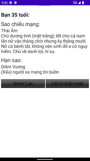 Sao Chiếu Mệnh Screenshot 1