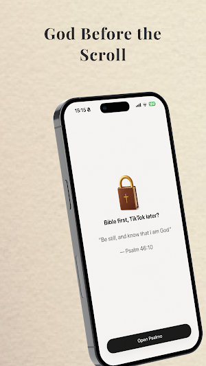 Psalmo: Daily Bible Verse Lock Screenshot 0