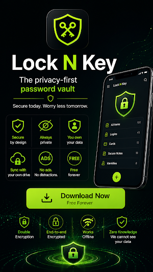 Lock and Key - Password Vault Screenshot 3