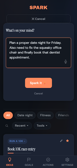 Spark - Ideas to Action Screenshot 0