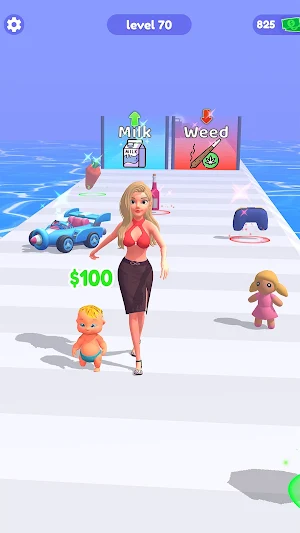 Good or Bad Mom Run: Mom Games Screenshot 1