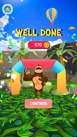 Monkey Banana falling jungle Screenshot 2
