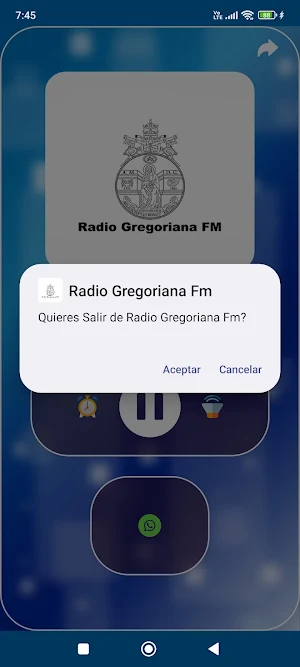 Radio Gregoriana Fm Screenshot 3