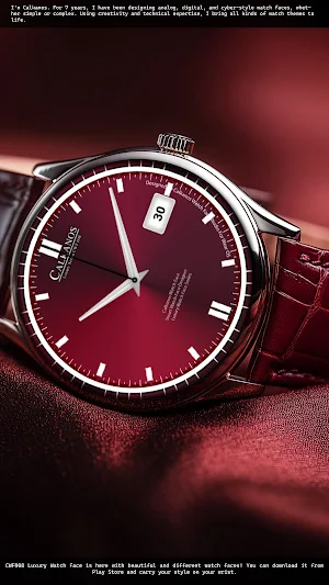 CWF 008 Luxury Watch Face Screenshot 3