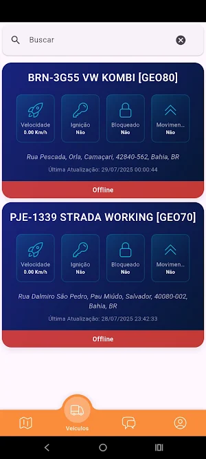 Geotracking Rastreamento Screenshot 2