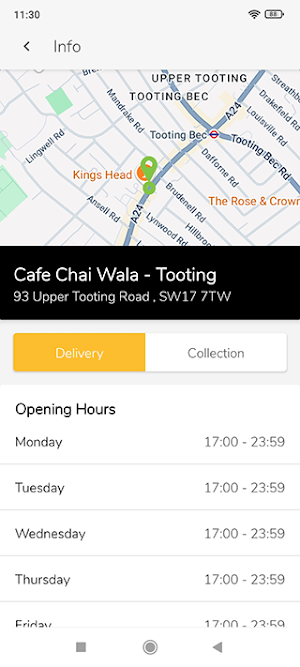 Cafe Chai Wala - Tooting Screenshot 1