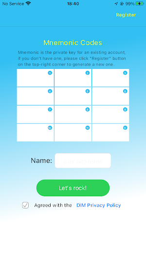 Tarsier - Secure Chat Screenshot 1