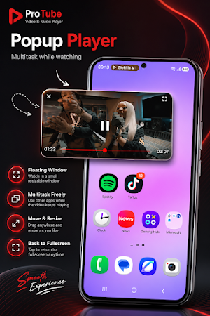 Protube - Play videos & music Screenshot 1