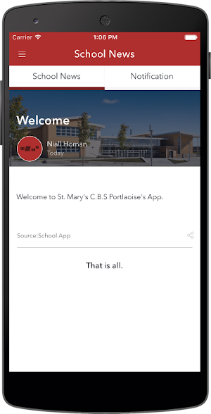 St. Mary's C.B.S, Portlaoise Screenshot 1