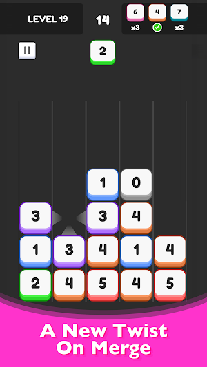 Merge Drop - Numbers Puzzle Screenshot 0