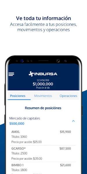 Casa de Bolsa Inbursa Screenshot 2