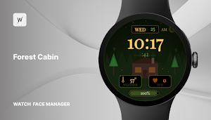 Forest Cabin - watch face Screenshot 0