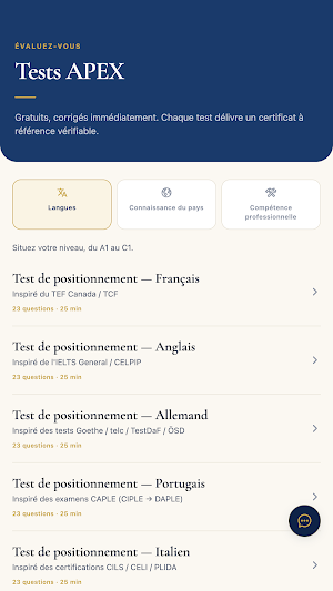 APEX Premium — Visas & Voyages Screenshot 2