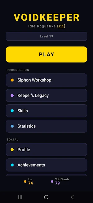 Idle Voidkeeper: Roguelike Screenshot 0