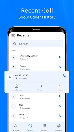 Contacts & Phone Call App Screenshot 2