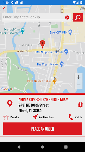 Aroma Espresso Bar Screenshot 2