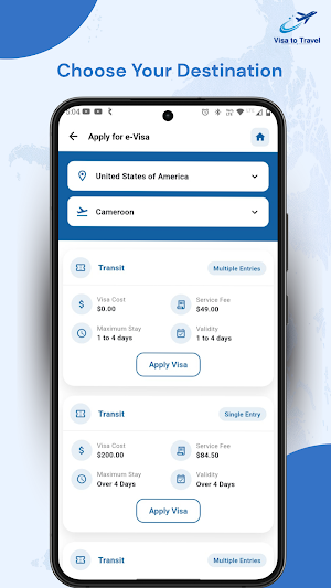 Visa to Travel Screenshot 1