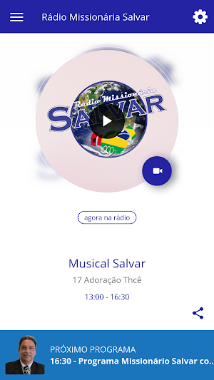 Rádio Missionária Salvar Screenshot 0