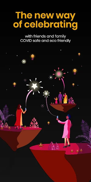 Celebr8.world: Diwali Firecrac Screenshot 0