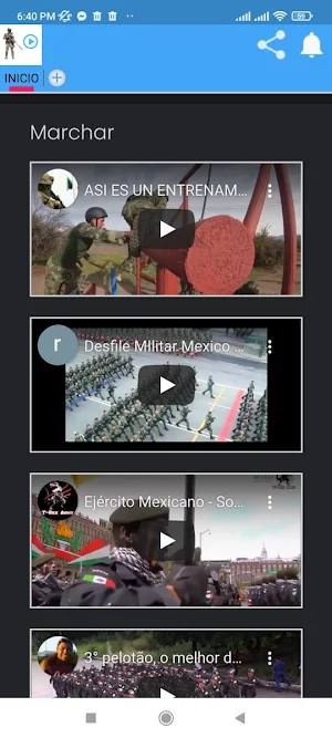 Videos de militares Screenshot 1