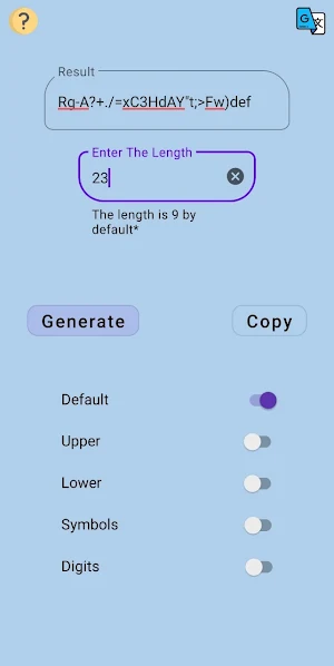 Password Builder Screenshot 2