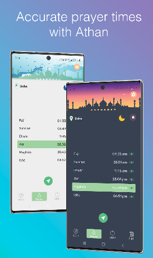 Qibla Finder - Athan, Qibla Compass, Prayer Times Screenshot 3