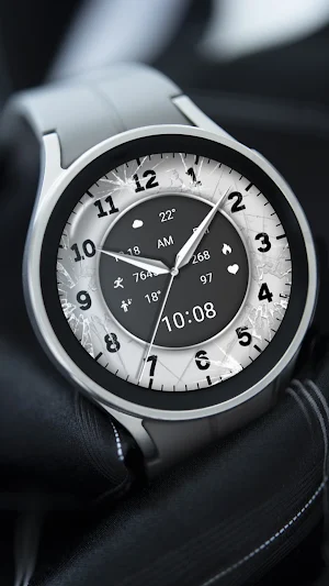 ZKin Watch Face Broken Quartz Screenshot 1