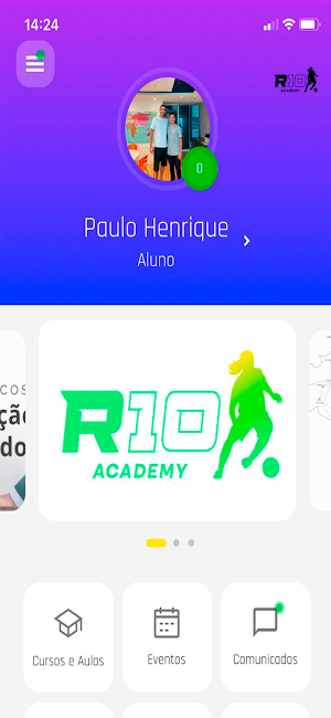 R10 Academy App Screenshot 1