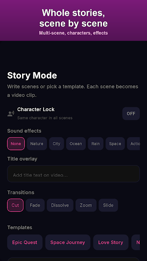 NOVA - AI Video Generator Screenshot 3