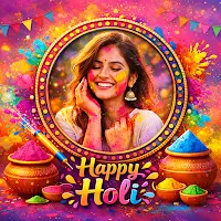Holi Photo Frame