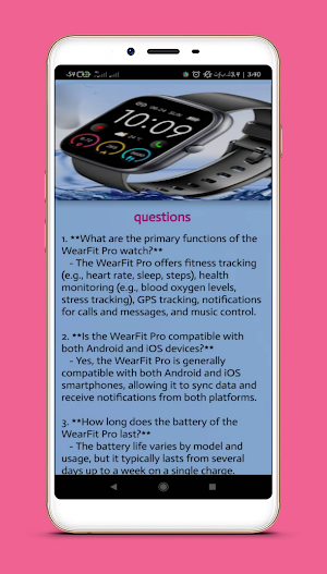 wearfit pro watch guide Screenshot 2