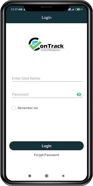 Contract Management App Screenshot 1