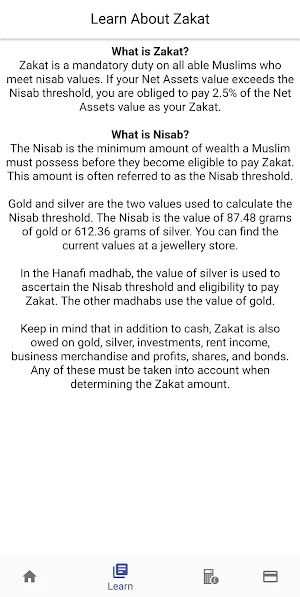 Zakat Calculator Screenshot 1