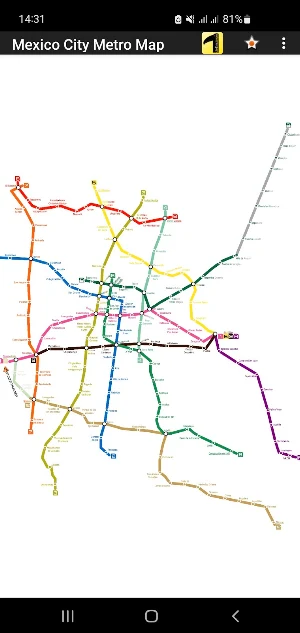 Mexico City Metro Map Screenshot 0