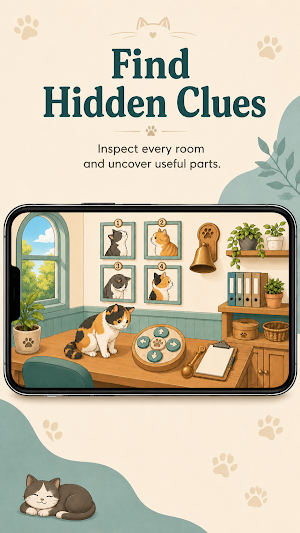 Tiny Cat Cafe Escape Room Screenshot 1