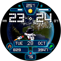 Animated Orbit Watch Face